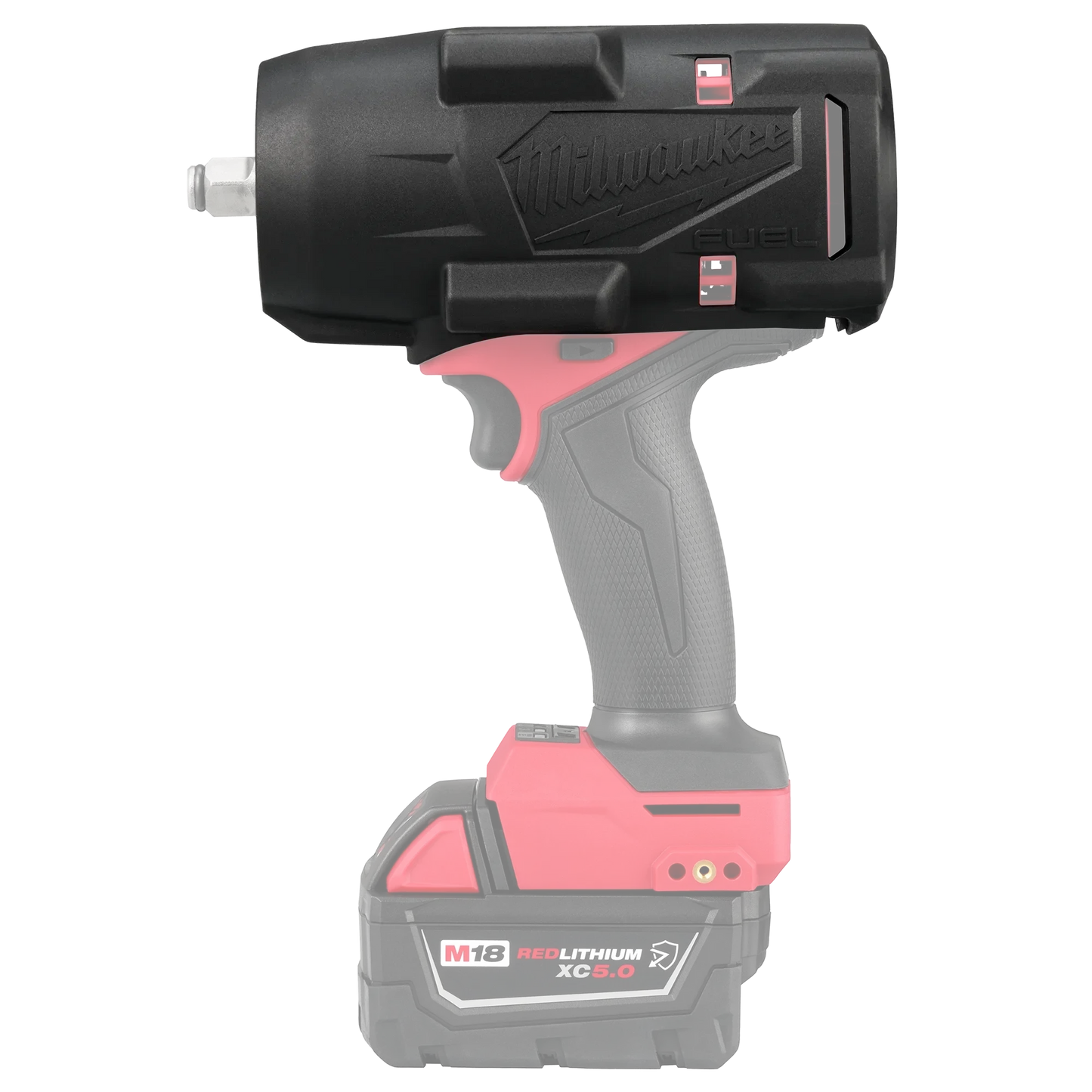 Milwaukee Tool 49-16-2967 M18 FUEL™ 1/2" High Torque Impact Wrench w/ Friction Ring Protective Boot, 1 EA