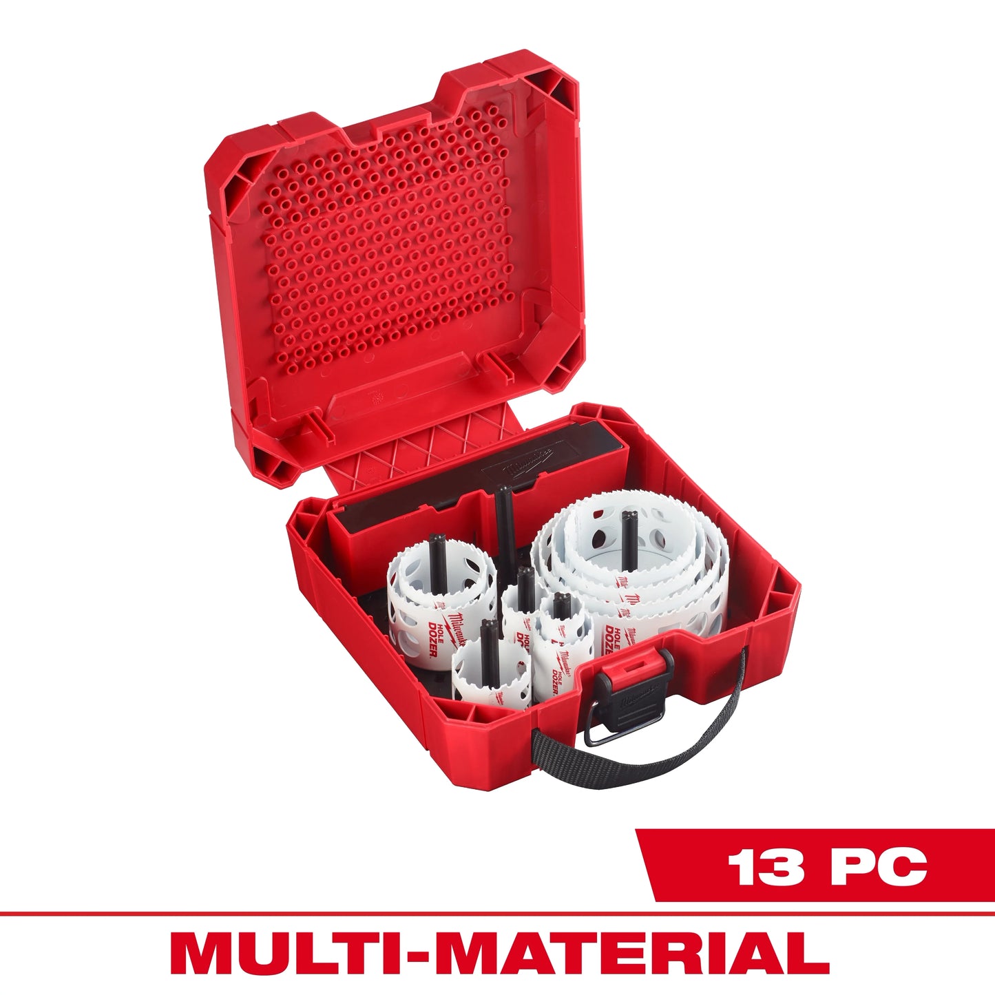 Milwaukee Tool 49-22-4037 13PC HOLE DOZER™ Electrician's Hole Saw Kit, 1 ST