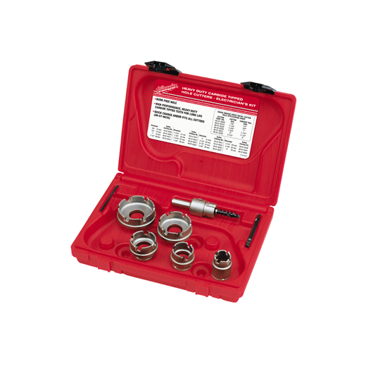 Milwaukee Tool 49-22-8310 7PC Quick Change Carbide Hole Cutter Set, 1 ST