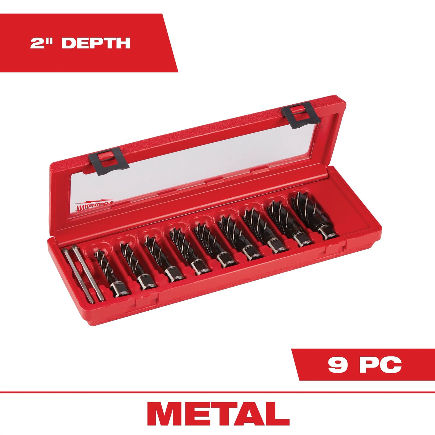 Milwaukee Tool 49-22-8410 Annular Cutter Set -9PC, 1 EA