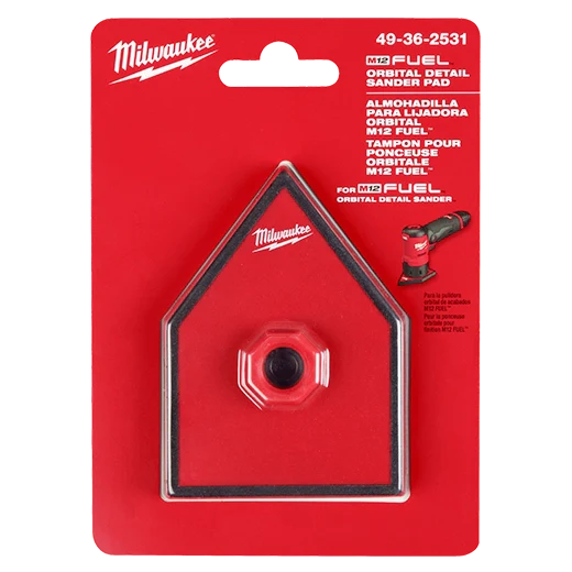 Milwaukee Tool 49-36-2531 M12™ Orbital Detail Sander Replacement Pad, 1 EA
