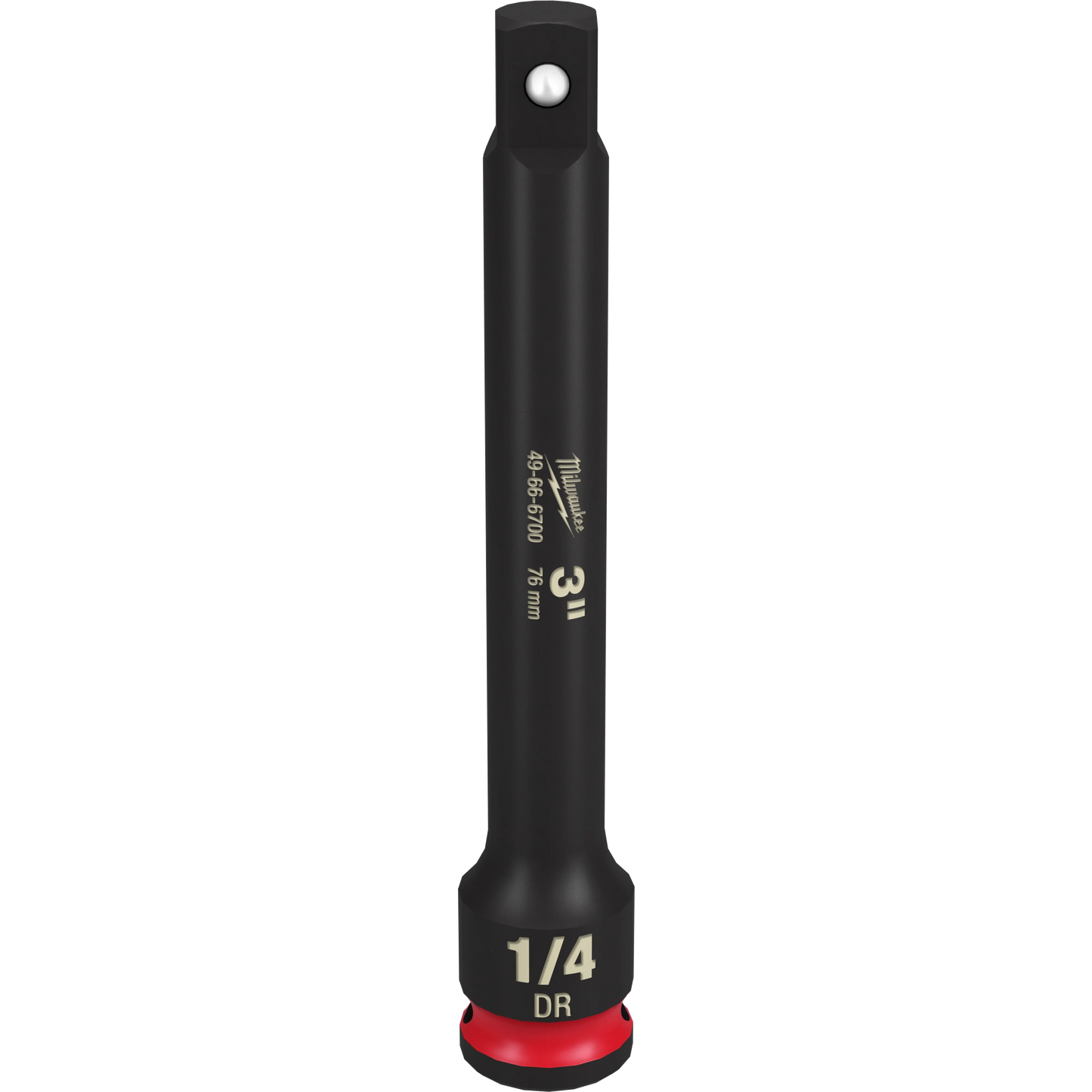 Milwaukee Tool 49-66-6700 SHOCKWAVE™ Impact Duty 1/4" Drive 3" Extension, 1 EA