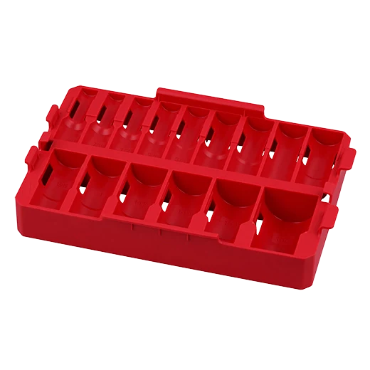 Milwaukee Tool 49-66-6832 15PC SHOCKWAVE™ Impact Duty Socket 1/2” Drive SAE TRAY ONLY, 4 ST/PK