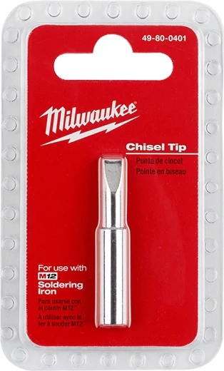 Milwaukee Tool 49-80-0401 M12™ Soldering Iron Chisel Tip, 1 EA