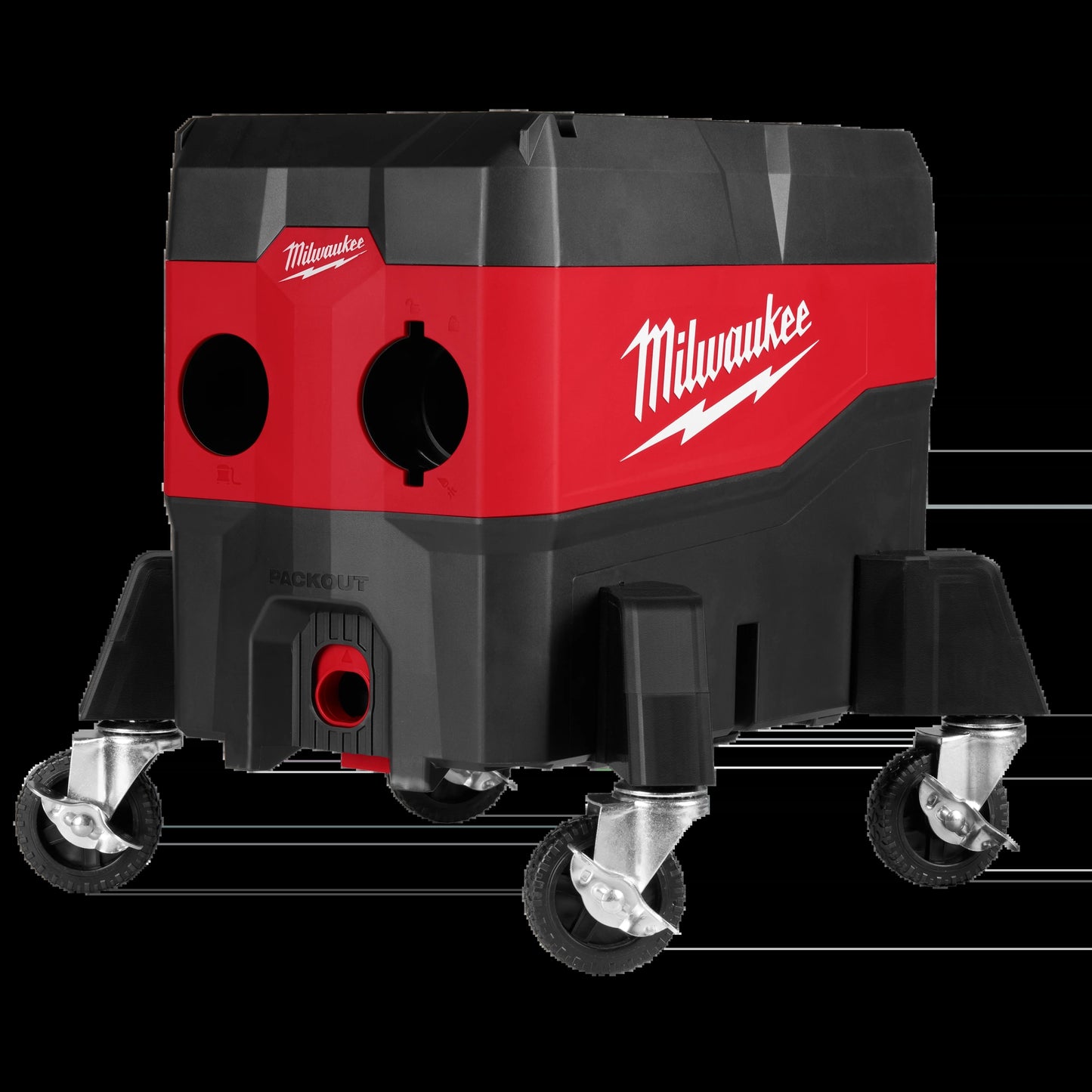 Milwaukee Tool 49-90-2201 Caster Kit for Debris Separator, 1 ST