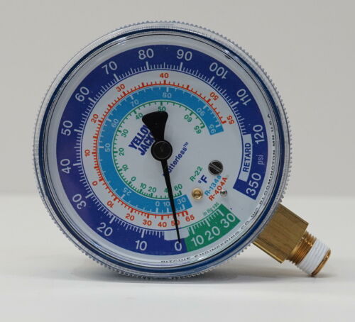 Yellow Jacket 49016 Blue compound °F gauge