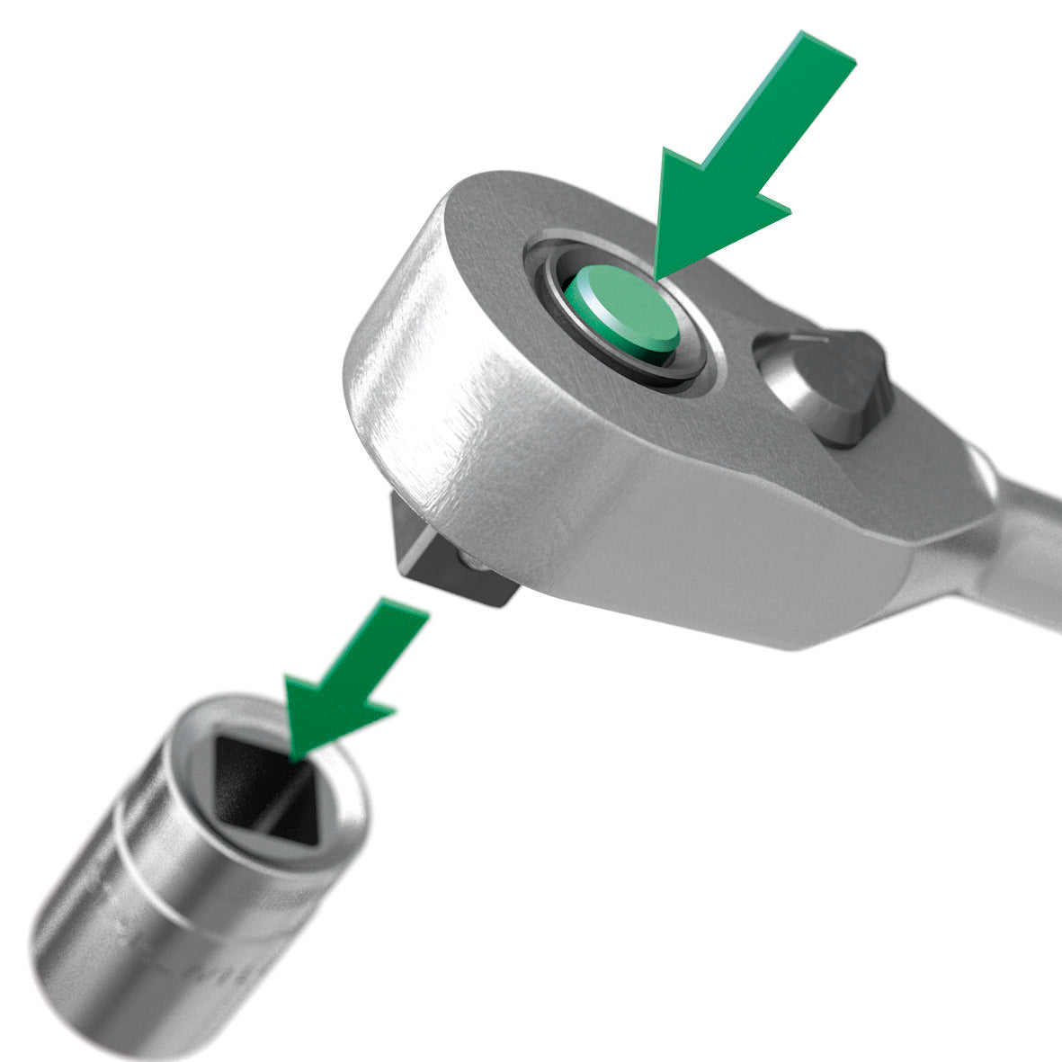 Stahlwille 11111030 415SG-QRN Quickrelease Fine-Tooth Ratchet
