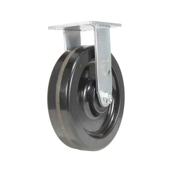 Vestil CST-VE-8X2PH-R Phenolic Rigid Caster 8 In. Diameter x 2 In. Width 1250 Lb. Capacity Black