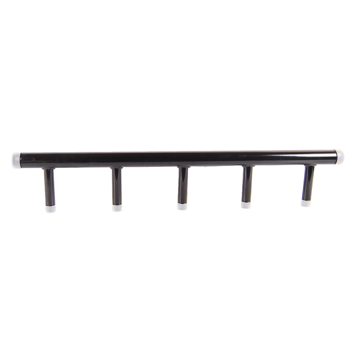 Legend Valves 355-415 1-1/4" x 1-1/4" x 1" (x5) Five-Zone Carbon Steel Boiler Manifold Header