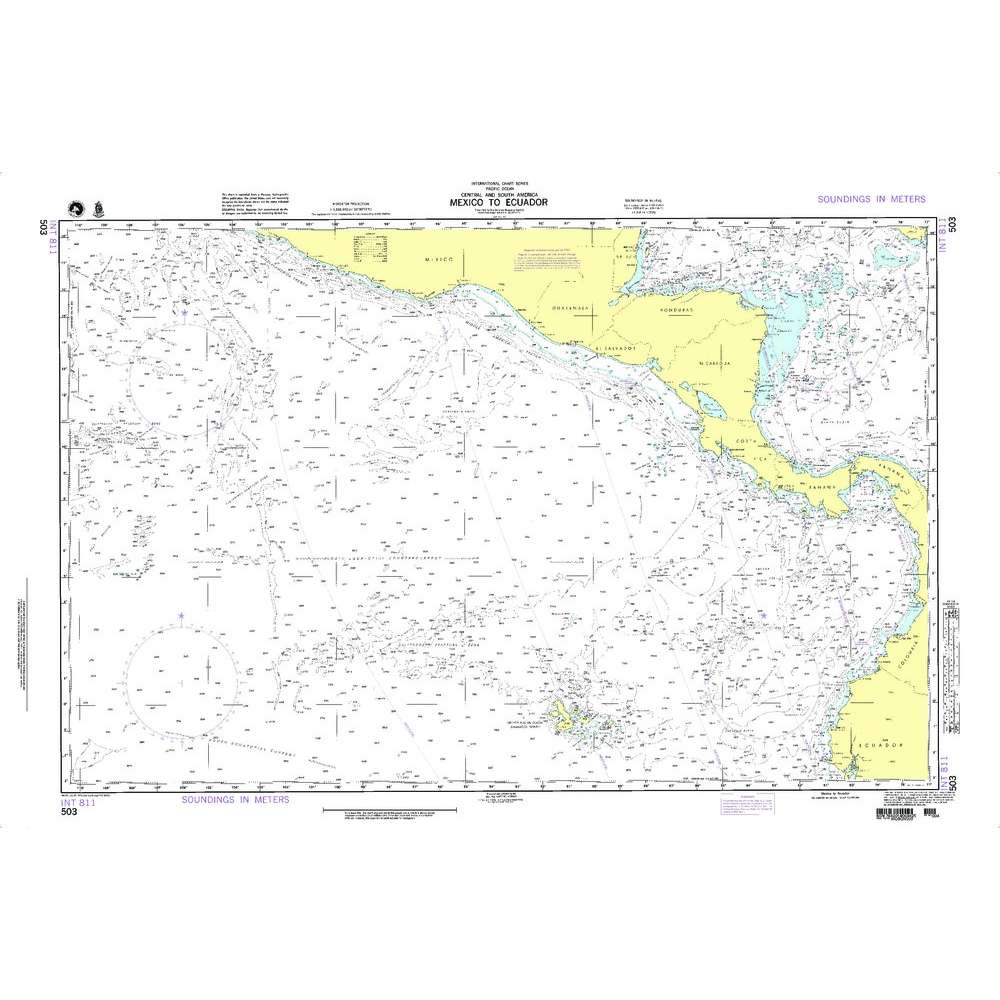 Paradise Clay NGA_503 NGA Chart Mexico to Ecuador (Int 811)
