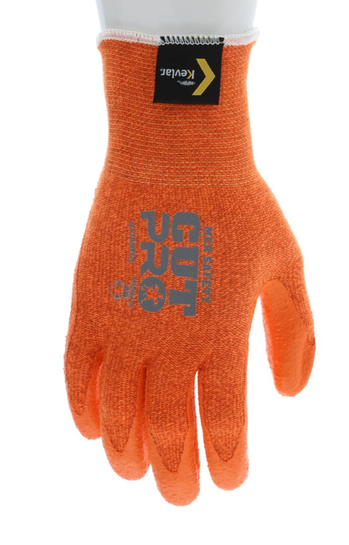MCR SAFETY 9178NFOS Orange Kevlar Nitrile Palm And Fingers