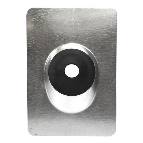 Jones Stephens R40150 1-1/4" and 1-1/2" Galvanized Roof Flashing with 8-3/4" x 12-1/2" Flange