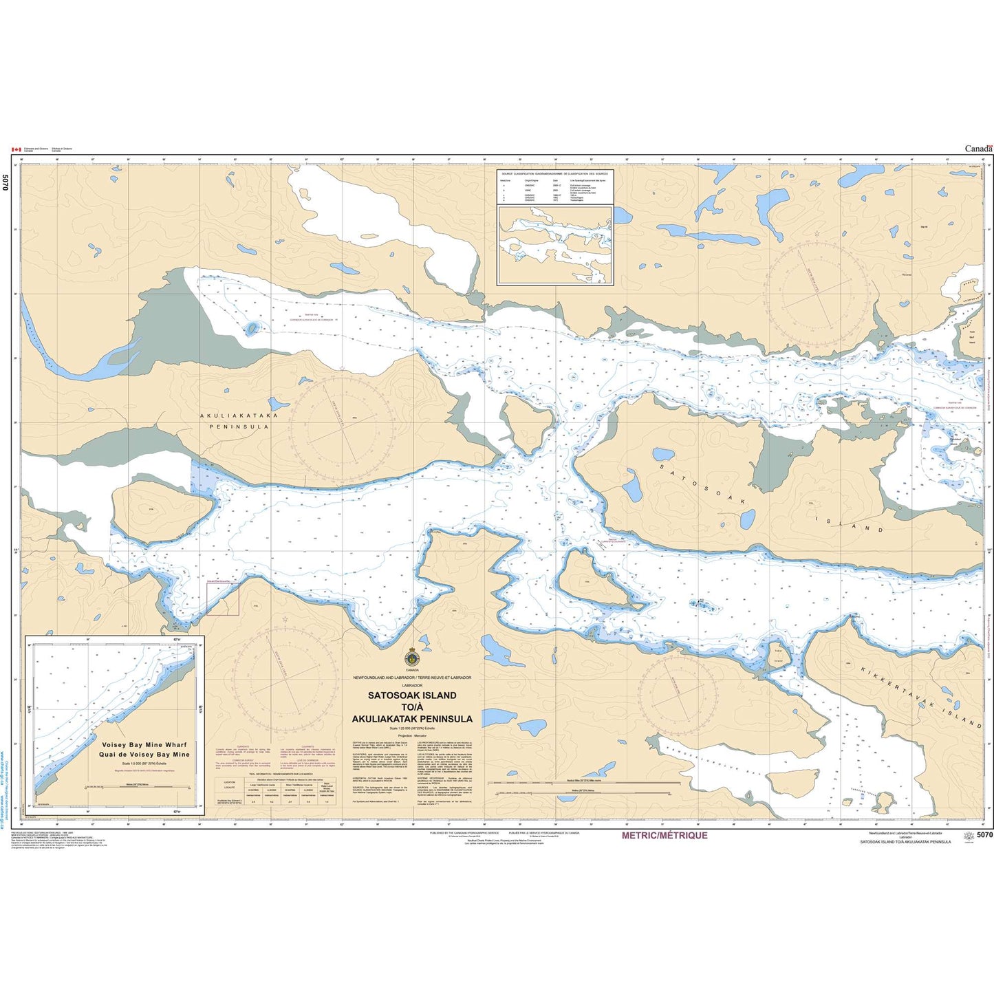 Paradise Clay CAN5070 CHS Satosoak Island to/ Akuliakatak Peninsula