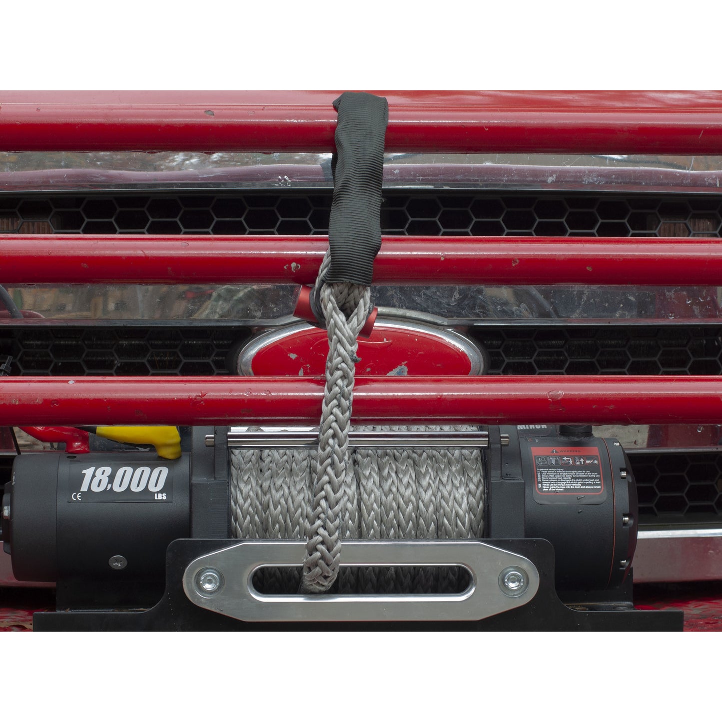 Fusion Tools 20-0313175 5/16" x 175' LockJaw Synthetic Winch Line w/ Integrated Shackle 4,400 lbs WLL