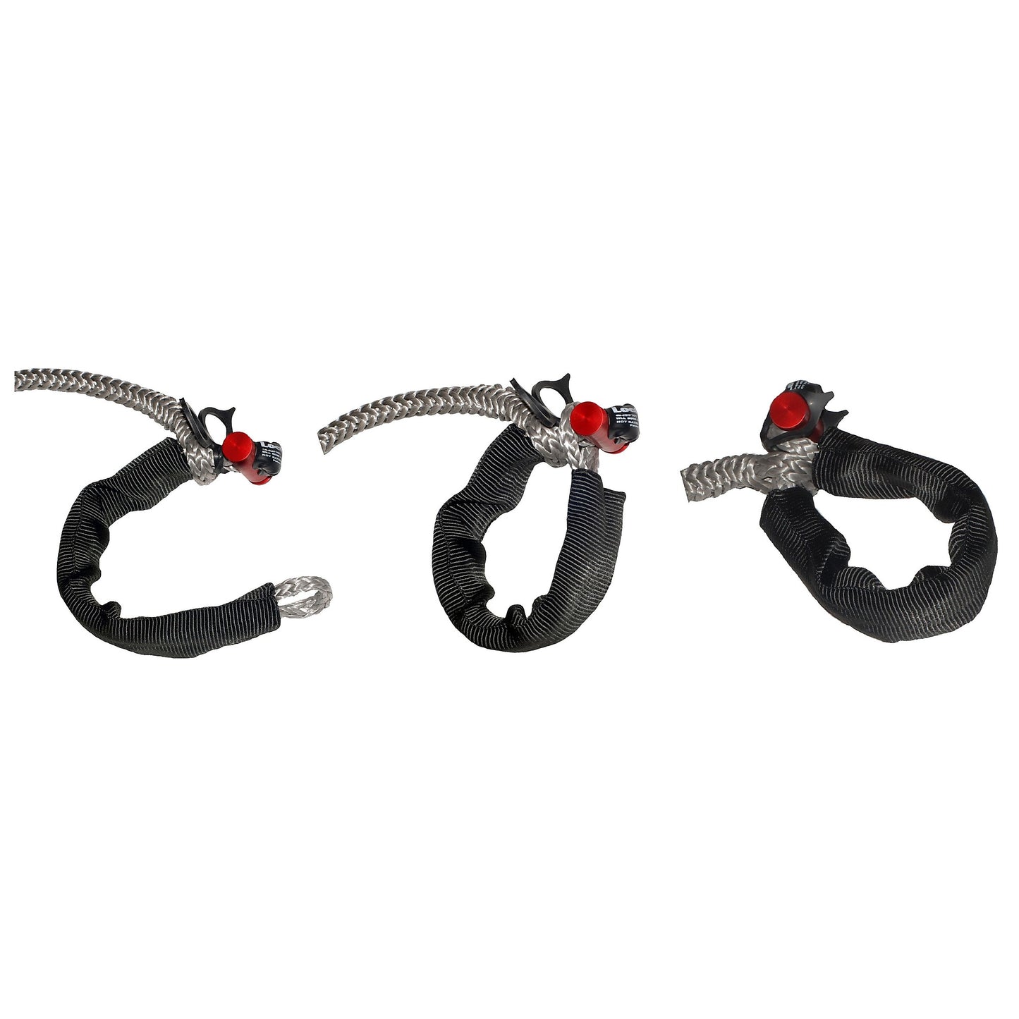 Fusion Tools 20-0250025 1/4" x 25' LockJaw Synthetic Winch Line w/ Integrated Shackle 2,833 lbs WLL