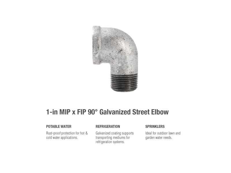 B&K Products 510-305 1" Street Elbow 90