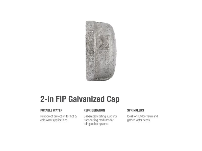 B&K Products 511-408Hn 2" Cap