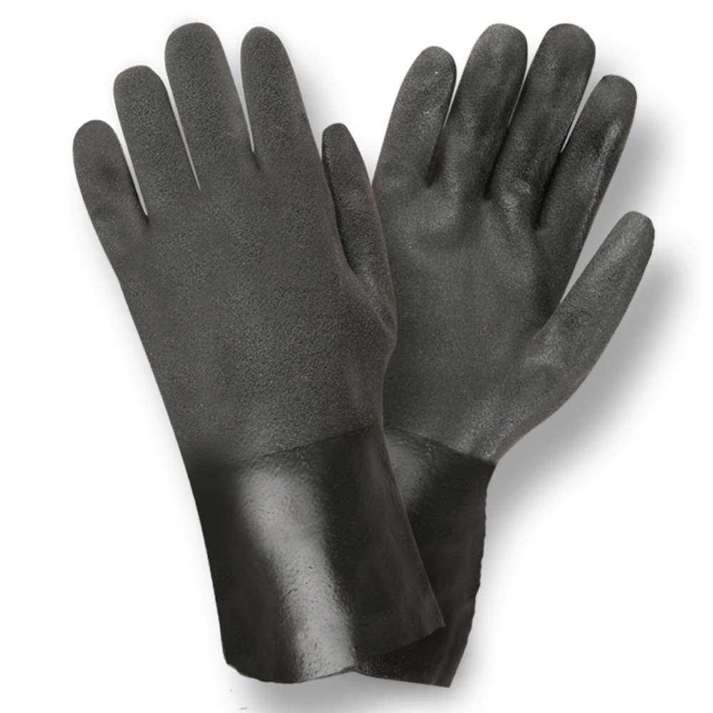 Cordova Safety 5112SJ Supported, PVC, Double Dipped, Sandpaper, 12 Inch