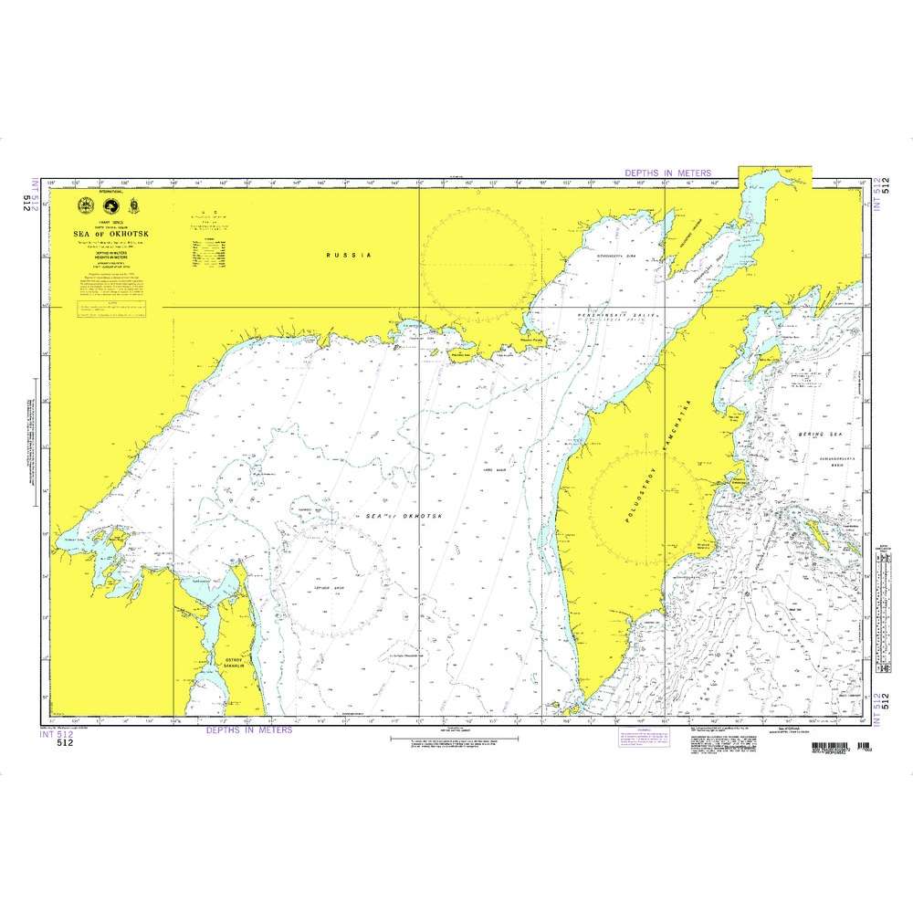 Paradise Clay NGA_512 NGA Chart Sea of Okhotsk