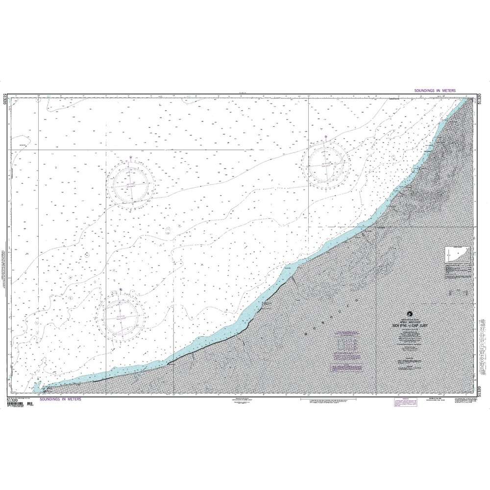 Paradise Clay NGA_51320 NGA Chart Sidi Ifni to Cap Juby