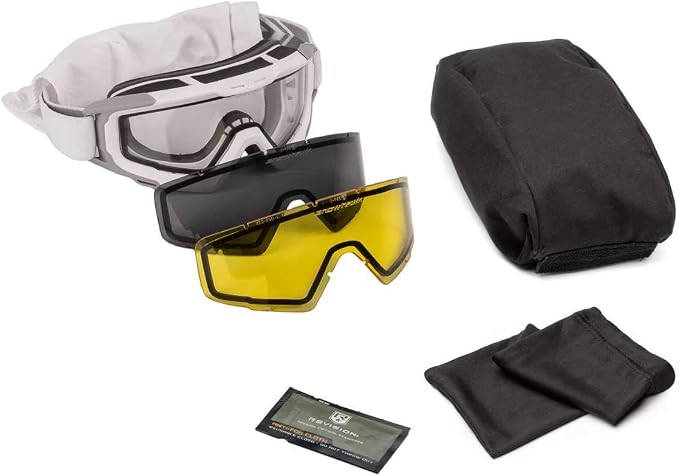 Revision Military 4-0101-0004 Snowhawk® Yellow Deluxe Kit - Goggle Only