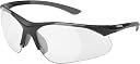 Delta Plus WELRX500C075 RX-500™ Clear, HC/PC with +0.75 Full Lens Magnifier., Black Frame with Gray Temple Tips