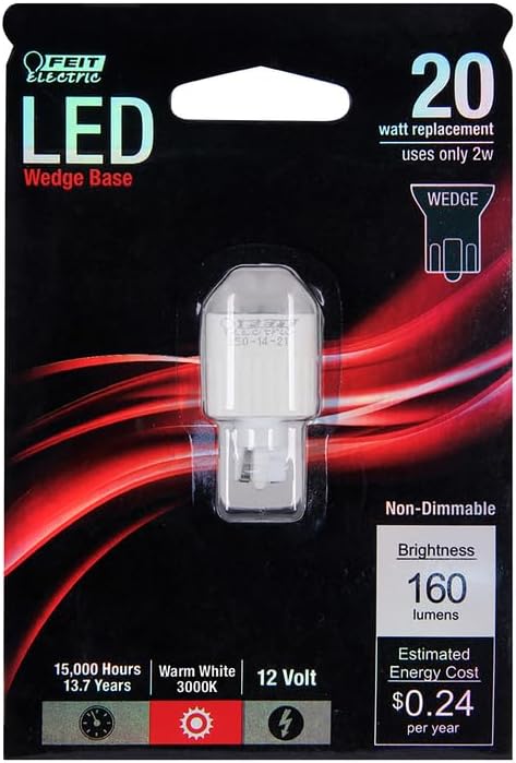 Feit Electric LVW/LED/CAN 20 W Equivalent Warm White Capsule Landscape LED Light Bulb