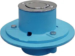 Jones Stephens D64806 2" IPS Code Blue Roman Tub Drain with 6" Base and Polished Brass Strainer