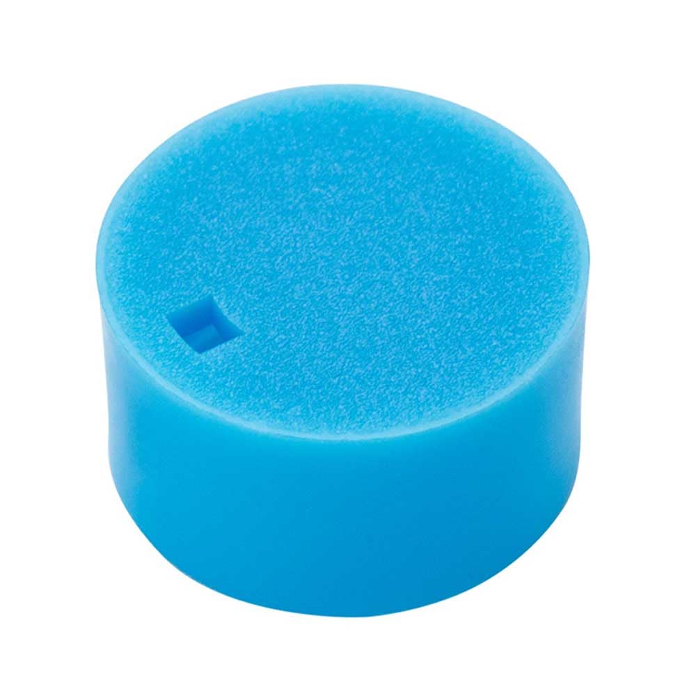 Globe Scientific 3033-CIB Cap Insert for Cryogenic Vials with O-Ring Seal Blue