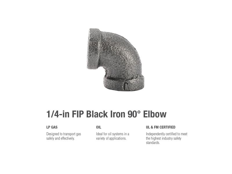 B&K Products 520-001 1/4" Elbow 90