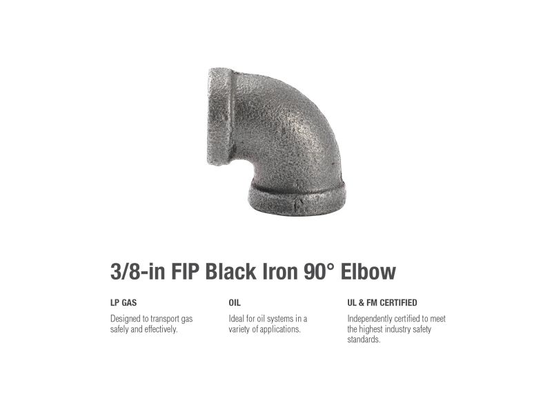 B&K Products 520-002 3/8" Elbow 90