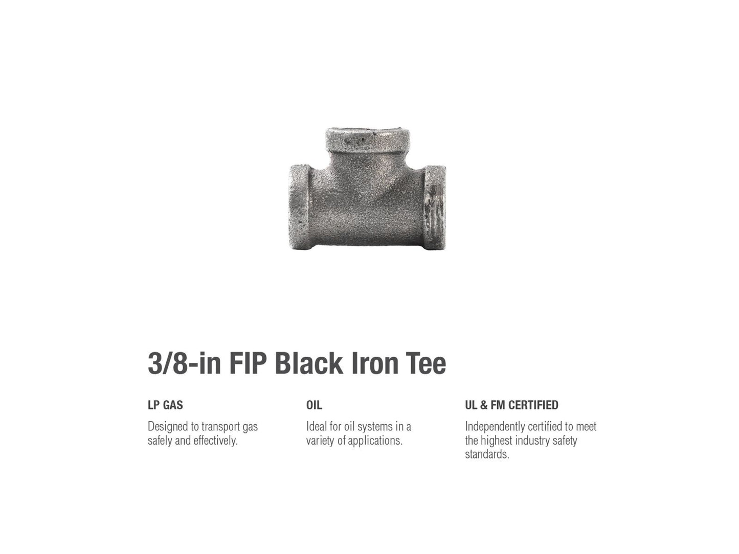 B&K Products 520-602 3/8" Tee