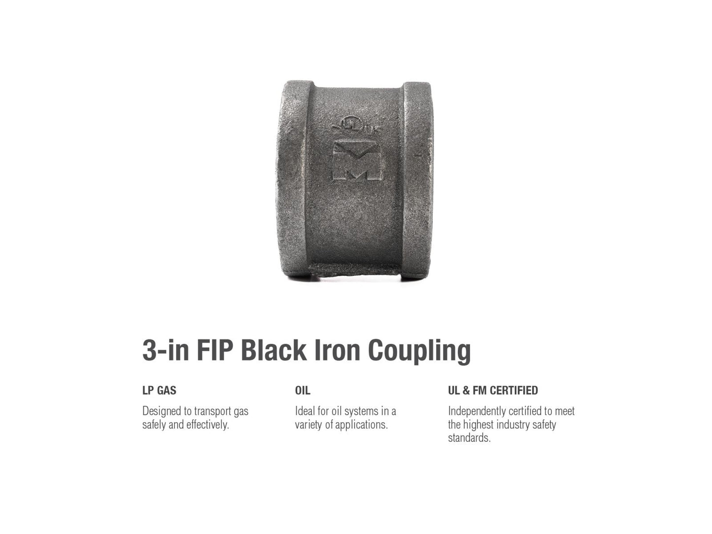 B&K Products 521-210 3" Banded Coupling