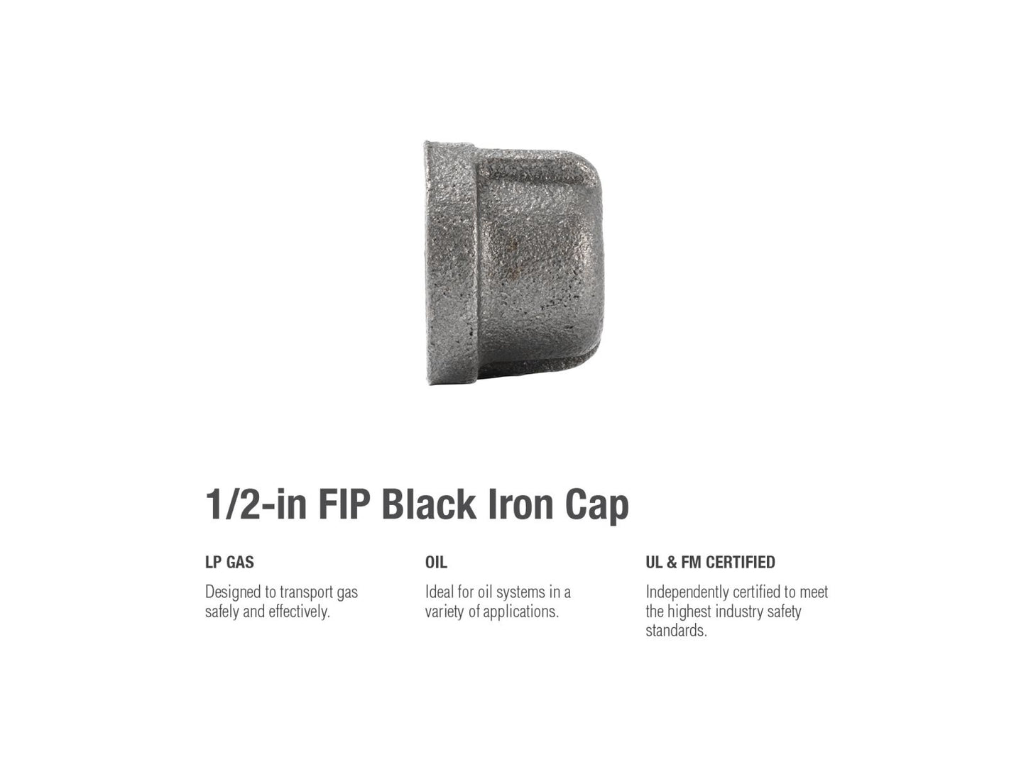 B&K Products 521-403 1/2" Cap