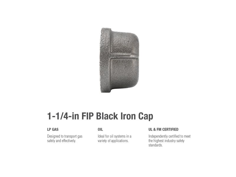 B&K Products 521-406 1-1/4" Cap