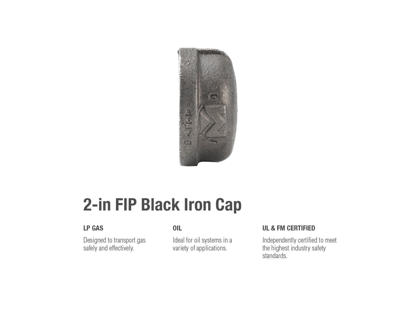 B&K Products 521-408Hn 2" Cap