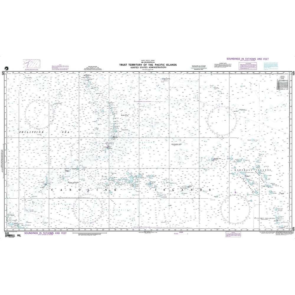 Paradise Clay NGA_525 NGA Chart Trust Territory of the Pacific Islands
