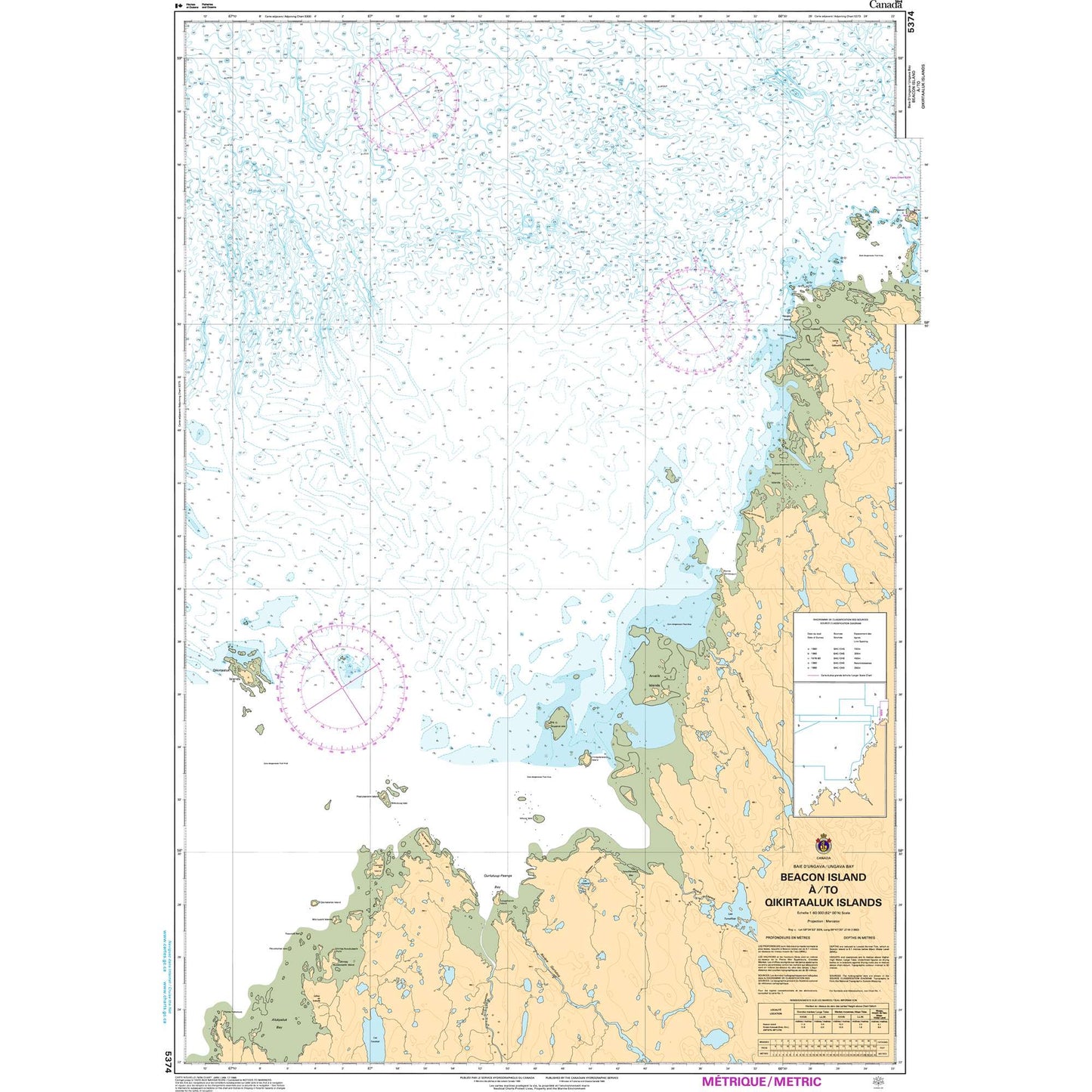 Paradise Clay CAN5374 CHS Beacon Island /to Qikirtaaluk Islands
