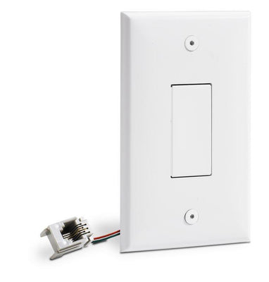 Siemens 540-520B ROOM TEMPERATURE SENSOR, FLUSH MOUNT, 10 K OHM, 55-95 DEG F, WHITE