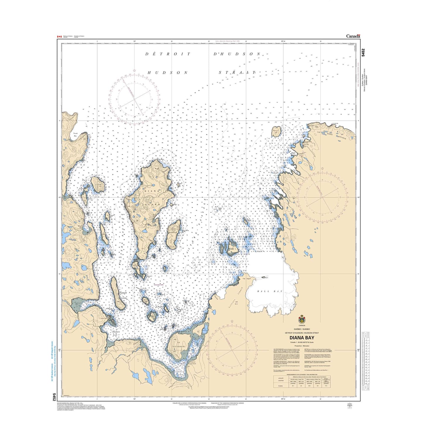 Paradise Clay CAN5452 CHS Chart Diana Bay
