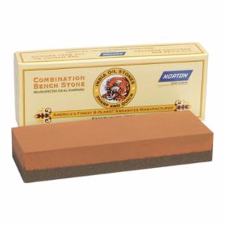 NORTON 61463685560 Ib6 6"X2"X1"India Comb Bench Stone