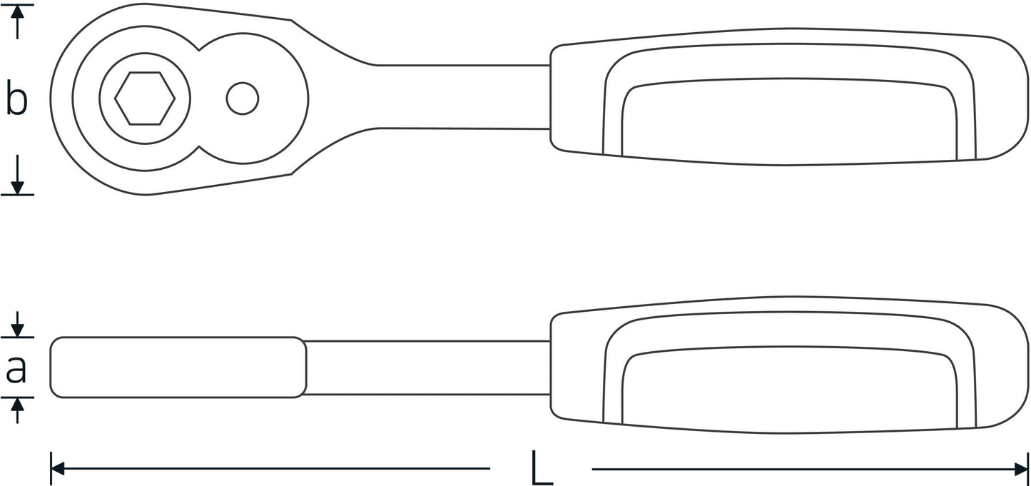 Stahlwille 11131011 415 B 2K Bit Ratchet