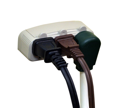 GoGreen Power GG-13000TW 3 Outlet Wall Tap, White Color, U/L