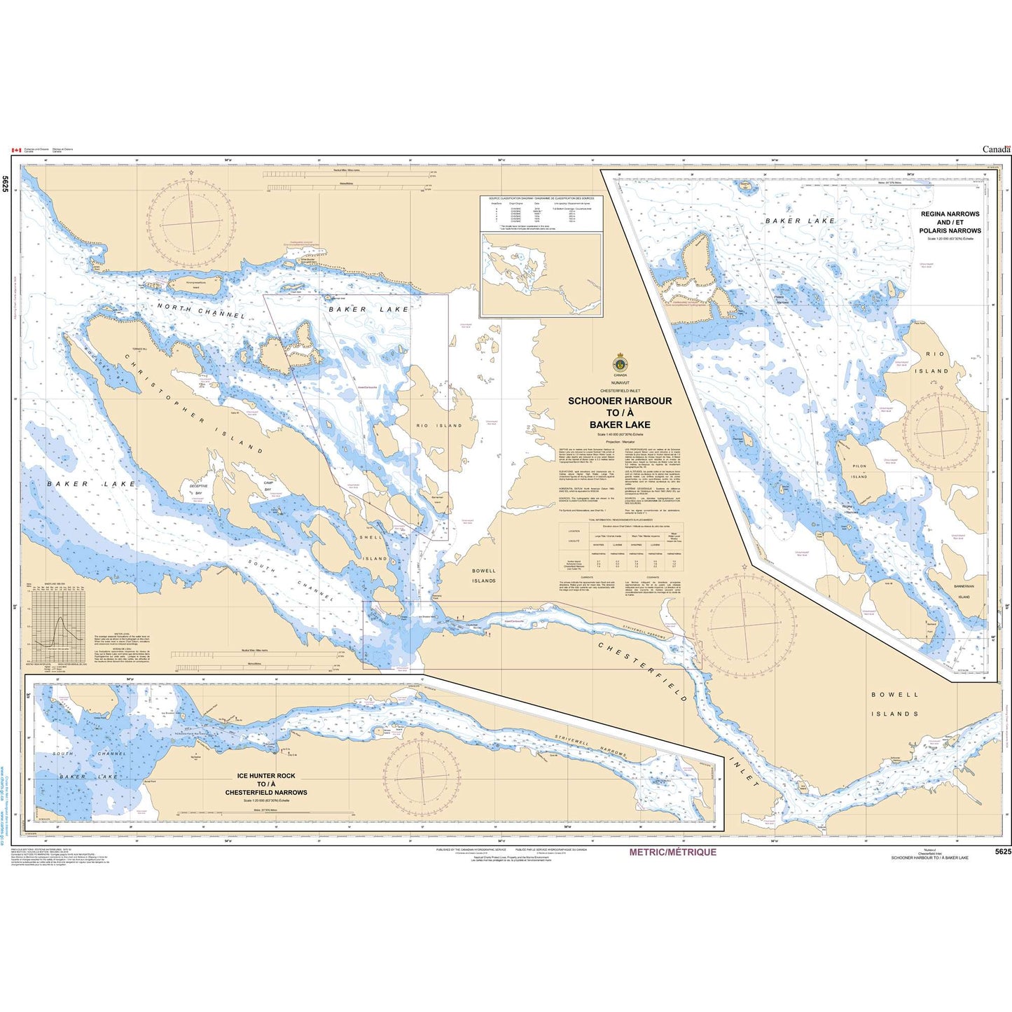Paradise Clay CAN5625 CHS Schooner Harbour to/ Baker Lake