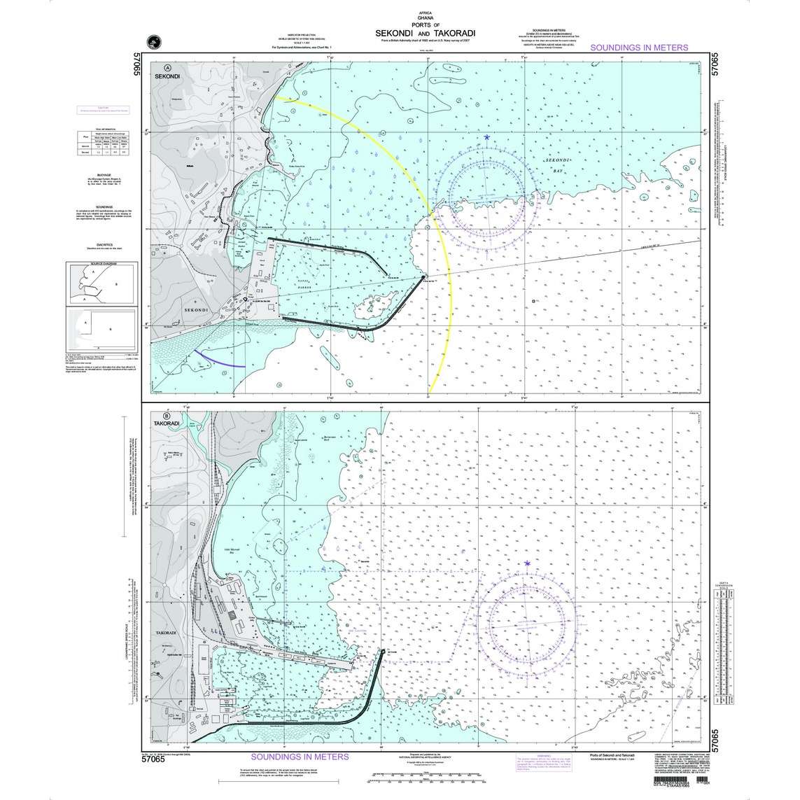 Paradise Clay NGA_57065 NGA Chart Ports Of Sekondi and Takoradi