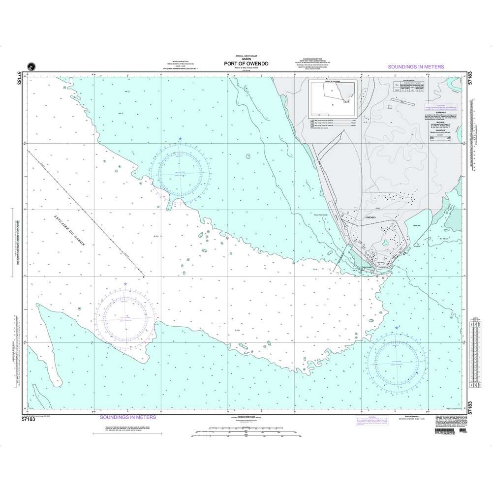 Paradise Clay NGA_57183 NGA Chart Africa West Coast Gabon Port of Owendo