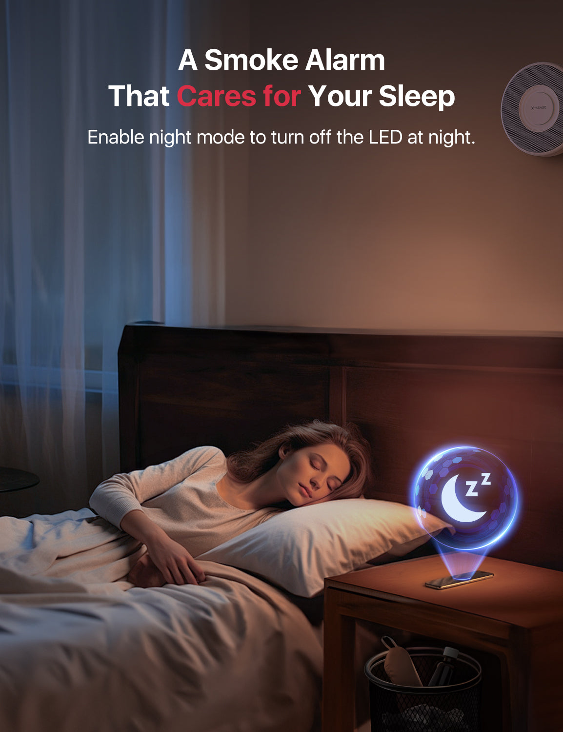 X-Sense XS0B-MR Interconnected Smart Smoke Alarm - 1*Alarm