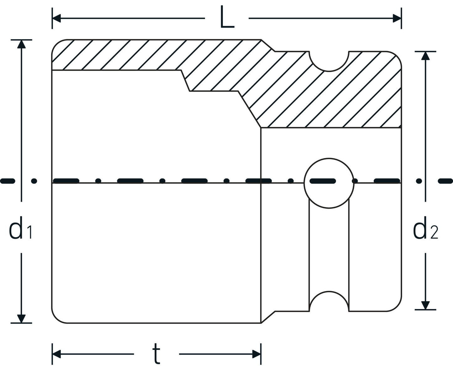 Stahlwille 23020016 51 IMP 16 Impact Sockets
