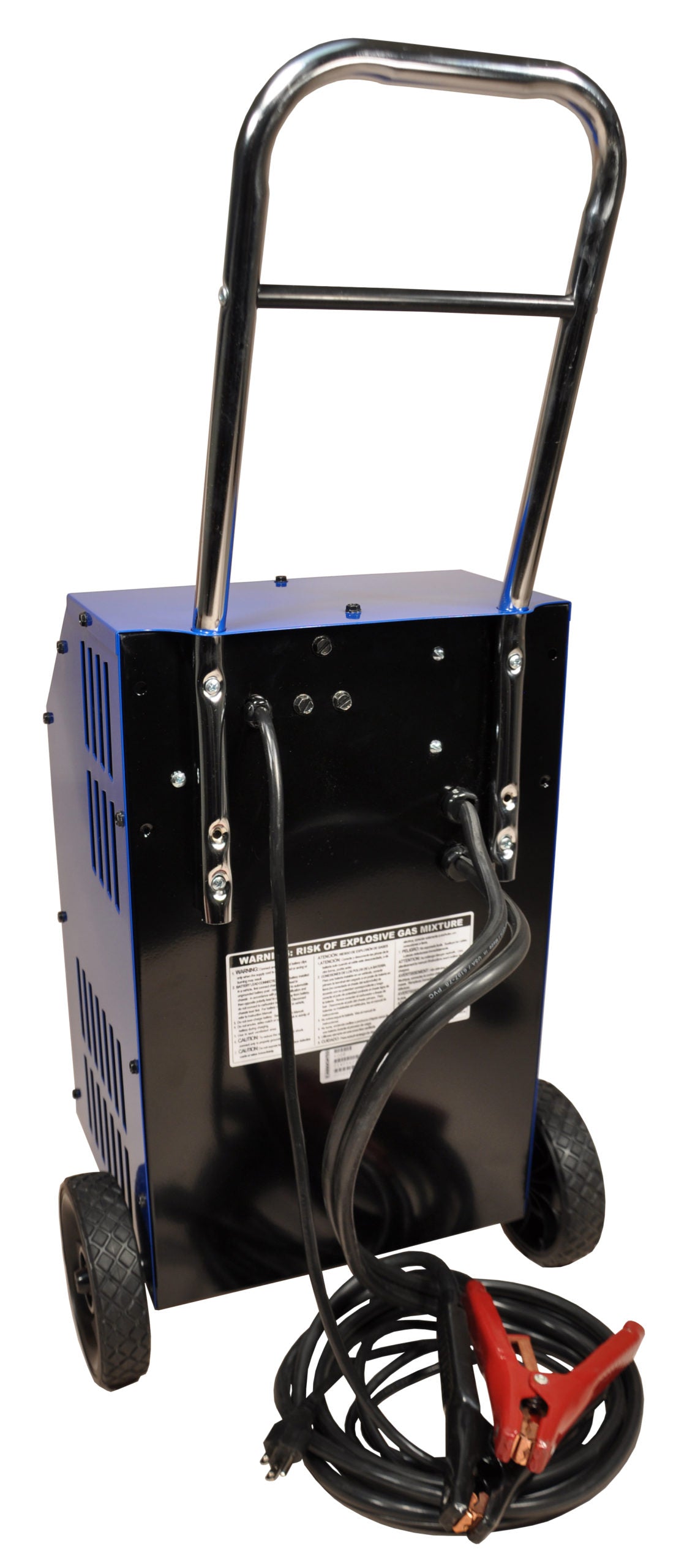 Associated Equipment 6006AGM Charger, 6/12/24V 70/65/30A, Agm, 280 Amp Cranking Assist, Wheels