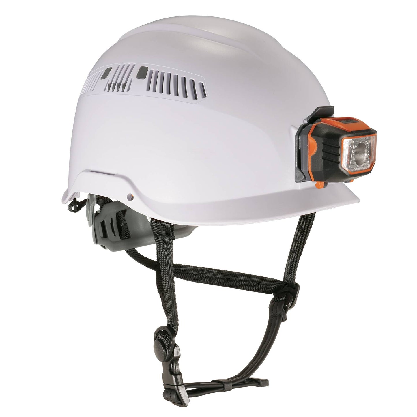 Ergodyne 60205 Skullerz 8975LED Safety Helmet with LED Light - Class C (White)